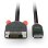 Kabel Lindy 41491 DisplayPort zu DVI-D 2 m Goldkontakt Rechtsgewinkelt Kabel