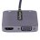 Adaptador USB-C Multipuerto StarTech HDMI VGA Audio 4K60Hz PD 100W Gris