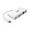Adaptador Multipuerto USB-C Tripp Lite U444-06N-VGU-C VGA USB-A RJ45 PD 60W Blanco