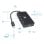 Adaptateur USB-C V7 V7UC-U3CRJ45HDVG-BLK HDMI 3840 x 2160 2 Ports USB 3.0