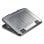 Soporte refrigerador portátil Hama Aluminium 15.6" 2 ventiladores, aluminio, LED azul