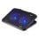 Soporte refrigerante portátil Hama Black Metal 2 ventiladores LED azul hasta 15,6" ajuste altura