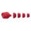 Auricular Beats Solo Buds lações/Música True Wireless Vermelho Transparente