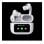 Auricular Celly SOUNDLEDWH True Wireless Stereo TWS Bluetooth 5.4 USB-C Blanco MP3