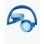 Auriculares Fresh 'n Rebel 228262 Inalámbricos Bluetooth Plegables Niños 48h Wavey Water Azul Cian