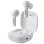 Auriculares Intenso T502HAE True Wireless Bluetooth 5.3 ANC Branco 35h IPX4 USB-C