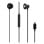 Auricular T'nB CURV Intraaural Alámbrico Conector Lightning Negro 1,2m 16? Micrófono