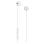 T'nB CURV Intra-Auriculares com Cabo Lightning 1,2m e Microfone Integrado Brancos