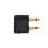Auricular T'nB TRAVEL 2 plegable negro circumaural con micrófono y cable desmontable 1,2m