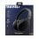 Auricular T'nB TRAVEL 2 plegable negro circumaural con micrófono y cable desmontable 1,2m