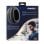 Auricular T'nB TRAVEL 2 plegable negro circumaural con micrófono y cable desmontable 1,2m