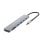 Hub USB Conceptronic DONN28G Gris 5 Gbit/s 100W 4K Ultra HD Type-C/2xUSB-A/3xUSB-C/HDMI/Lector SD/MicroSD