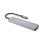 Hub USB Conceptronic DONN28G Gris 5 Gbit/s 100W 4K Ultra HD Type-C/2xUSB-A/3xUSB-C/HDMI/Lector SD/MicroSD
