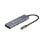 Hub USB-C Conceptronic DONN23G 4K Ultra HD Gris 2x USB-A HDMI Lector SD/TF 100W Power Delivery