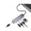Hub USB-C Conceptronic DONN23G 4K Ultra HD Gris 2x USB-A HDMI Lector SD/TF 100W Power Delivery