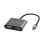 Adattatore Conceptronic DONN16G USB 3.2 Gen 1 Type-C 100W 4K Ultra HD Grigio