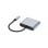 Adattatore Conceptronic DONN16G USB 3.2 Gen 1 Type-C 100W 4K Ultra HD Grigio