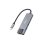 Adattatore USB-C a Ethernet Equip 133496 2.5G, 2x USB-A, 2x USB-C, Alluminio, 100W PD