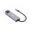 Adattatore USB-C a Ethernet Equip 133496 2.5G, 2x USB-A, 2x USB-C, Alluminio, 100W PD