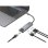 Adattatore USB-C a Ethernet Equip 133496 2.5G, 2x USB-A, 2x USB-C, Alluminio, 100W PD