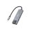 Adattatore USB-C a Ethernet Equip 133496 2.5G, 2x USB-A, 2x USB-C, Alluminio, 100W PD