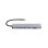 Adaptador USB-C Equip 7 en 1 HDMI 4K 100W USB PD Aluminio Plata