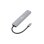 Adaptador USB-C Equip 7 en 1 HDMI 4K 100W USB PD Aluminio Plata