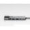 Adaptador USB-C Equip 133489 5 en 1 4K HDMI 2xUSB-A Ethernet Gigabit PD100W Aluminio Gris
