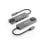 Adaptador USB-C Equip 133489 5 en 1 4K HDMI 2xUSB-A Ethernet Gigabit PD100W Aluminio Gris