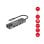 Adaptador USB-C Equip 133489 5 en 1 4K HDMI 2xUSB-A Ethernet Gigabit PD100W Aluminio Gris