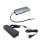 USB-C Docking Station i-tec Metal Nano Dock HDMI VGA LAN 100W Ladegerät USB-C Hub Grau