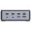 Lindy 43372 Docking Station USB4 com HDMI 2.1, DP1.4, LAN, PowerShare 100W e Leitor SD Alumínio