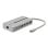 Lindy 43360 Dock USB-C com 2x HDMI, 2x USB-A, 1x USB-C, 3.5mm e RJ-45 Prateado/Branco