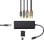 Lindy 43358 Hub USB 3.2 Gen 1 Type-C Noir avec Alimentation USB jusqu'à 100 W