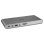 Dock Station Lindy 43349 USB-C 100W HDMI 2xDisplayPort SD MicroSD Ethernet Aluminio Plata