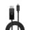 Adaptador Lindy 43342 USB Tipo C Negro Alta Resistencia Temp. -20-40°C Cert. FCC/CE