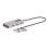 Adaptador Multiporto USB-C StarTech.com HDMI Duplo 4K30Hz 3x USB-A 5 Gbps Prata