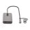 Adaptador Multiporto USB-C StarTech.com HDMI Duplo 4K30Hz 3x USB-A 5 Gbps Prata