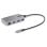 Hub USB-C StarTech VL817 3 USB-A Ports 5Gbps Gigabit Ethernet 30cm Grau