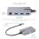 Hub USB-C StarTech VL817 3 USB-A Ports 5Gbps Gigabit Ethernet 30cm Grau