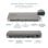 Docking Station StarTech Thunderbolt 4 96W PD 3xTB4/3xUSB-A/SD/Ethernet Negro Gris