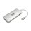 Estación de Conexión USB-C Tripp Lite U442-DOCK11-S 4K HDMI Thunderbolt 3 Hub USB-A PD GbE SD/MicroSD Plata