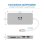 Estación de Conexión USB-C Tripp Lite U442-DOCK11-S 4K HDMI Thunderbolt 3 Hub USB-A PD GbE SD/MicroSD Plata