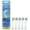 Tête de rechange Oral-B Precision Clean 80339350 lot de 5 bleu/blanc
