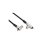 Candado Kensington N17 2.0 Fino Doble Cabezal Llave Acero Negro Plata 2 Llaves
