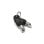 Candado portátil Kensington NanoSaver Llave Acero al carbón 2,3m Negro Plata