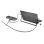 Candado Kensington NanoSaver Llave Doble 1.8m Acero al Carbón Negro Acero Inoxidable