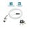 Lucchetto Cavo Mobilis 001329 Bianco Acero 1,8 m Lucchetto a Chiave