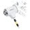 Lucchetto Mobilis 001225 Bianco Acciaio Con 3 Chiavi e Cavo 1,8 m Lucchetto Mobilis 001225 Bianco Acciaio Con 3 Chiavi e Cavo 1,8 m