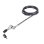 Cadeado de Segurança Universal 3 em 1 StarTech.com com Chave Mestra, Aço Anticorte, 2m, Preto